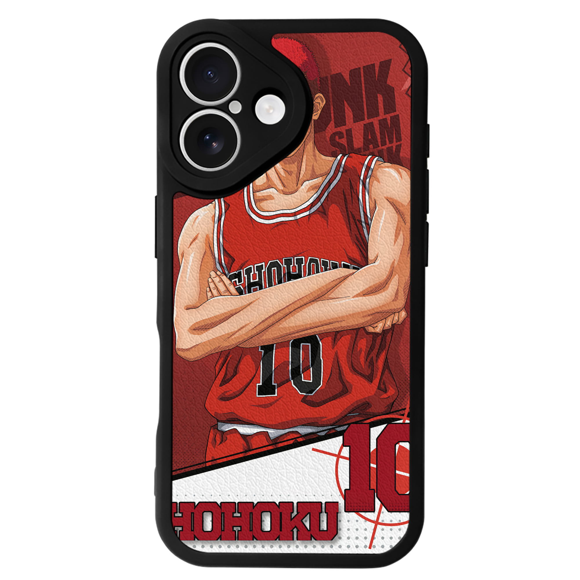 （画像用） SLAM DUNK／スラムダンク 【iPhone 16シリーズ対応】シリコンスマホケース（レザー調） 材質：シリコン